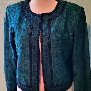 Beautiful beaded jacket sz 10